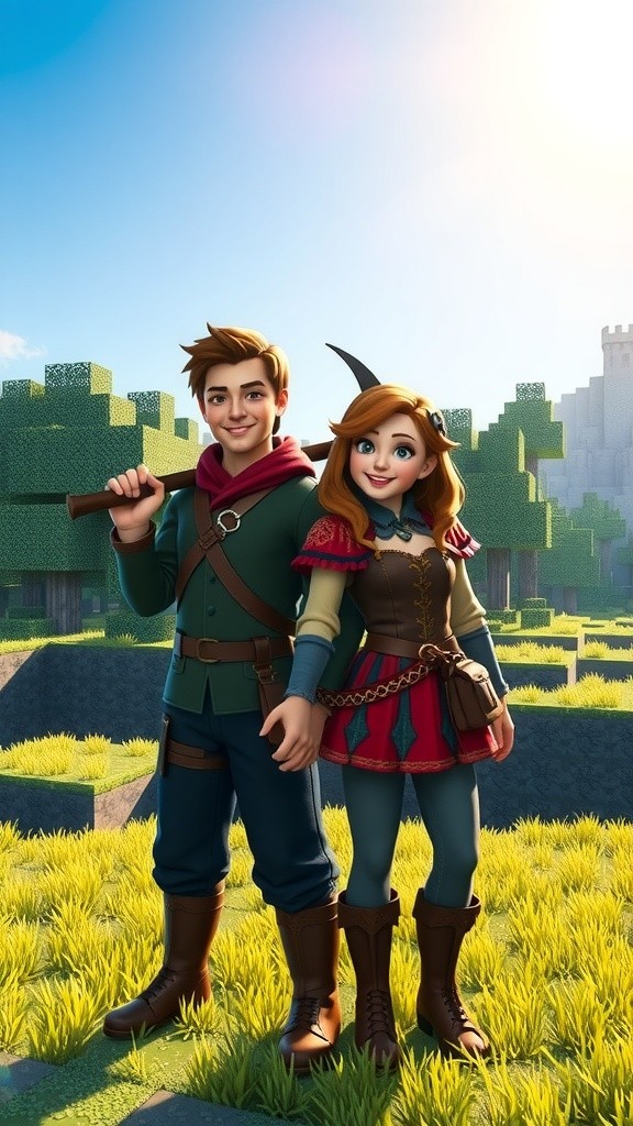 Steve & Alex's Epic Mining Adventure in the Plains!