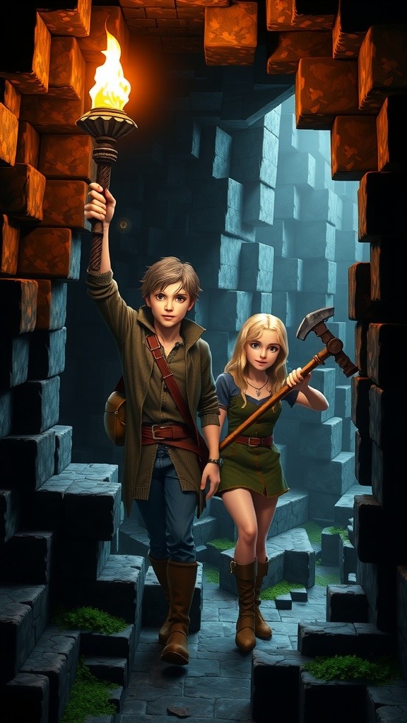 Steve & Alex's Epic Cave Mining Adventure!