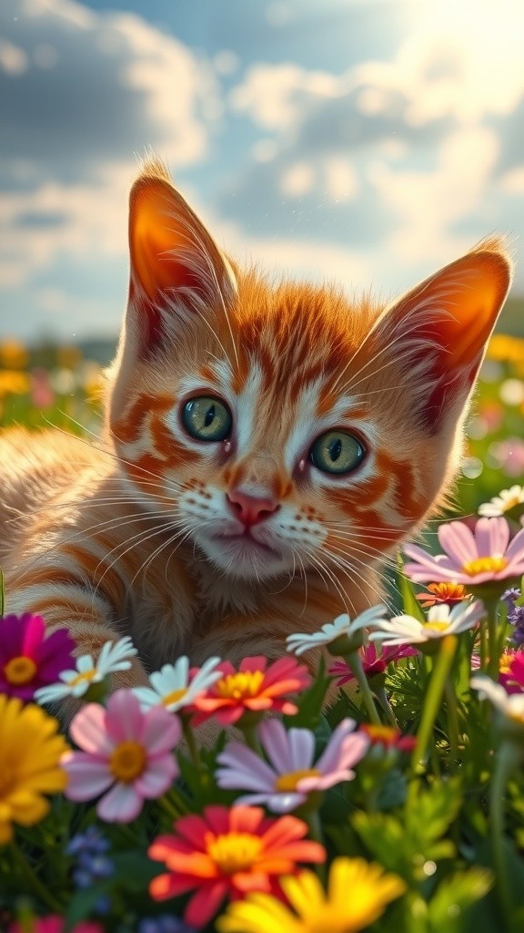 Dancing Cat in the Rain