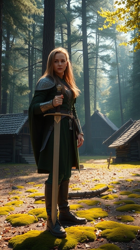 The Orphan Girl's Secret in the Dark Forest