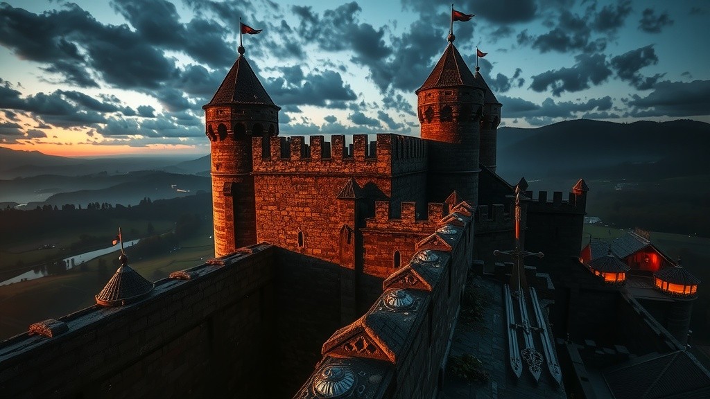 The Last Vigil at Castel Delphine