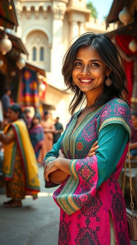 Charming Pakistani Casual Dresses Style