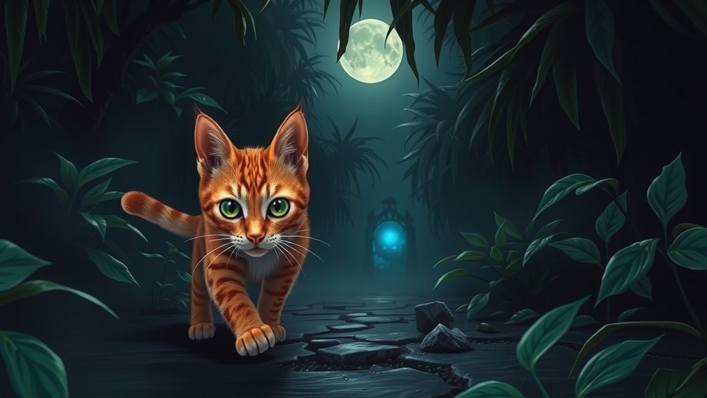 Meenu's Enchanted Journey Through the Moonlit Jungle
