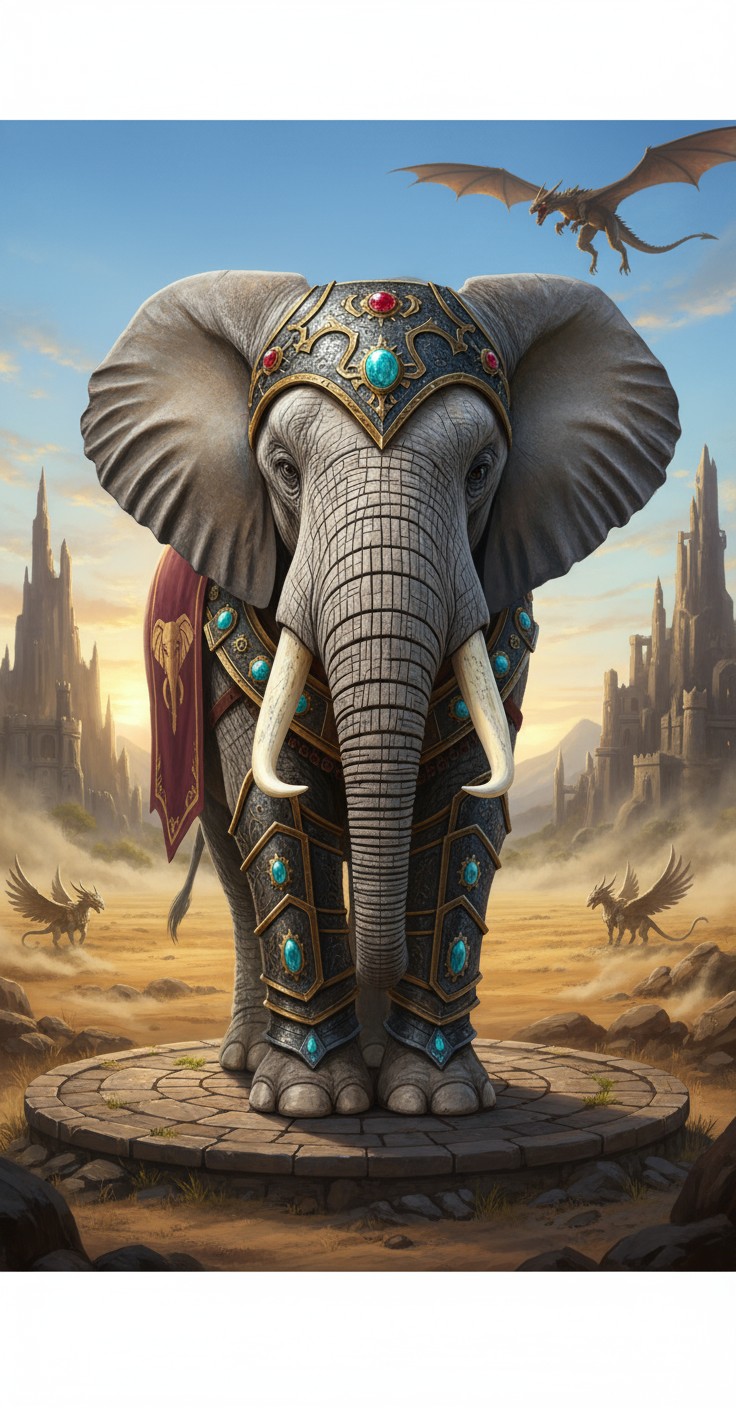 An Angel Heals a Hurt Elephant