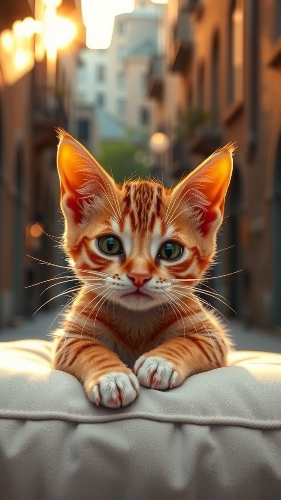 Kehidupan Sederhana Miko si Kucing Oranye