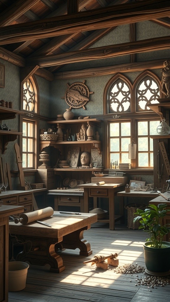 Dancing Wood: A Carver's Whimsical Workshop!