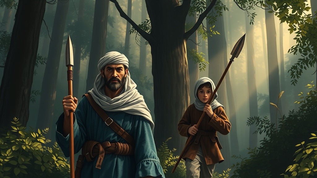 مواجهة صبي مع الحجاج