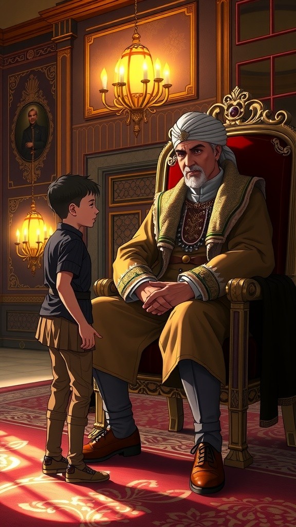 حوار مع الغلام في مجلس الحجاج