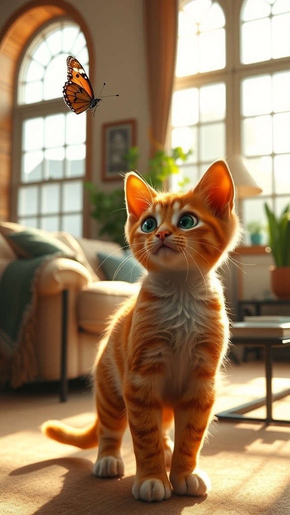 Cat Writes Name and Flies to Moon