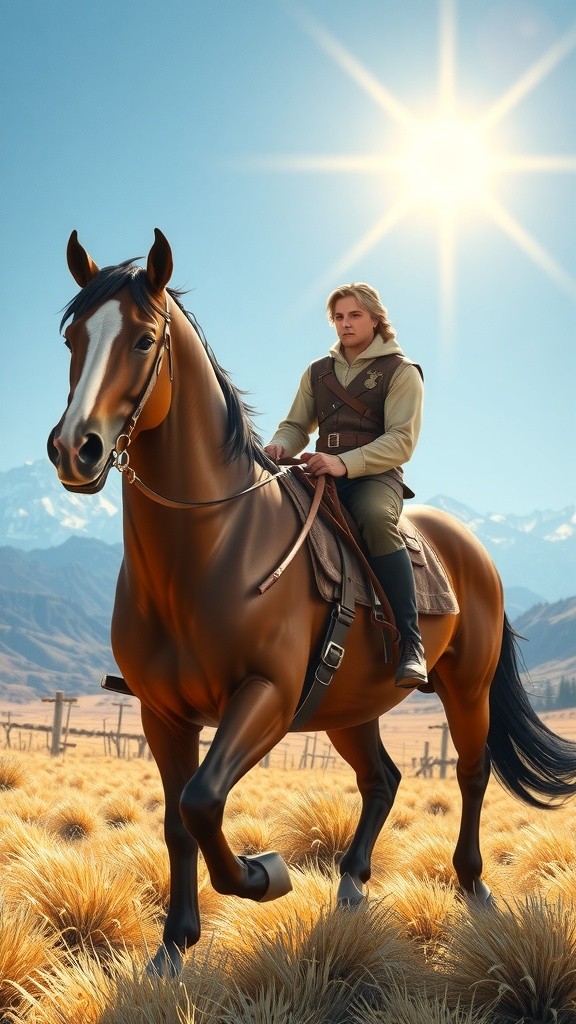 Usman Ghazi on a Horse