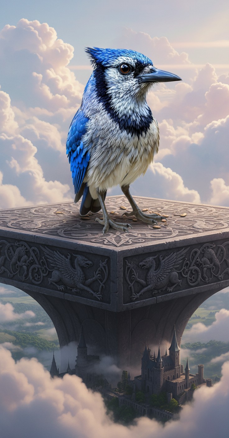 Débat Céleste des Pigeons en Costumes