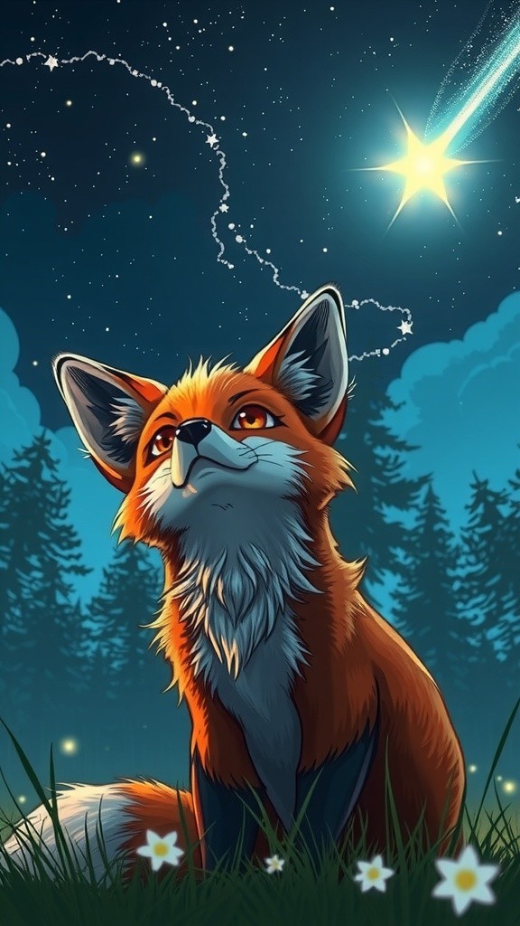 The Small Fox and the Falling Star