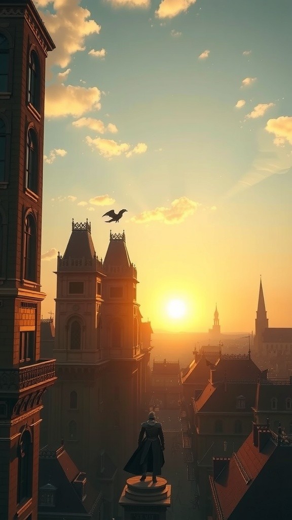 Banana Man: Sunrise Soars Over the City