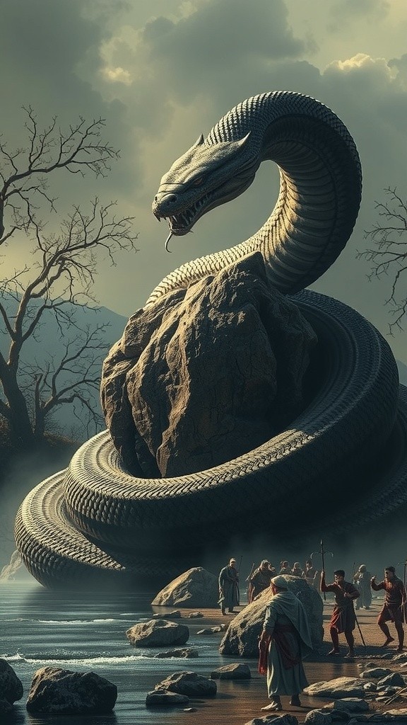 Krishna Tames Kaliya the Snake