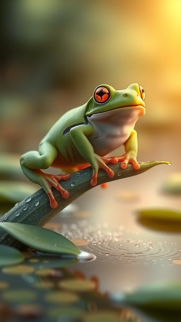 Katak Mini dan Tugas Menjaga Embun