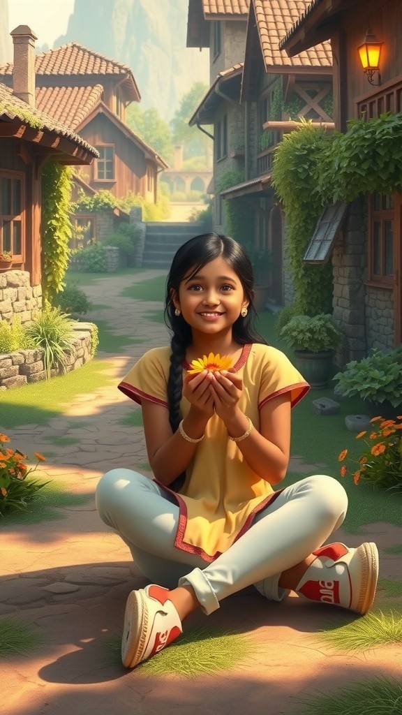 पारो और जादुई फूल का चमत्कार