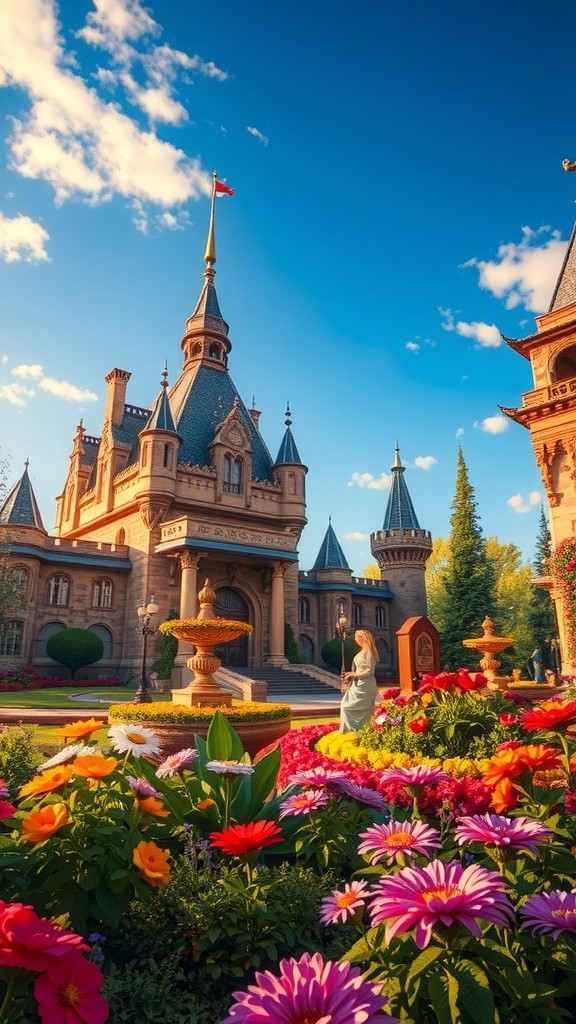 Putri Berlari di Taman Kerajaan