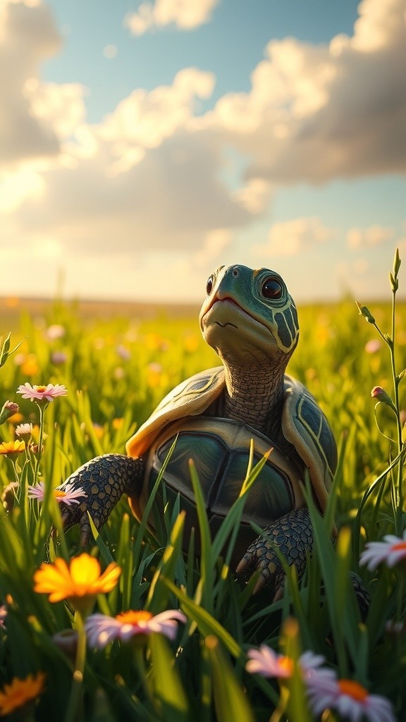 La Tortuga Soñadora y su Cometa Mágica