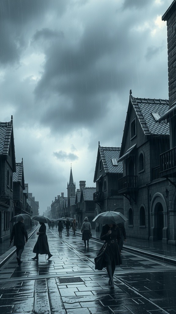 The Magical Red Umbrella