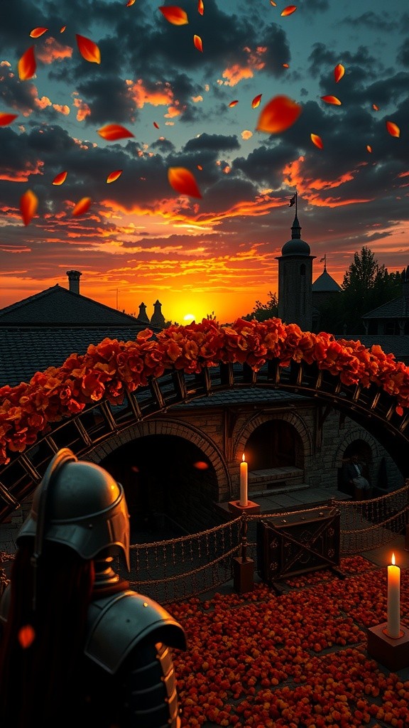 El puente de flores y el xoloitzcuintle