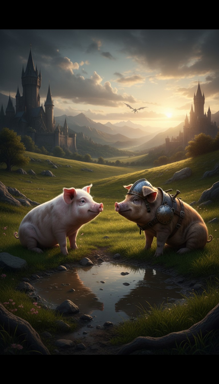 Pigs Showdown: Battle of the Bulge and Beauty