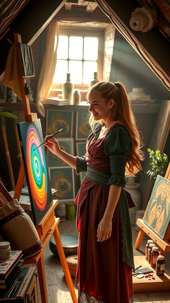 Maya's Magical Emotions: A Brush with Courage