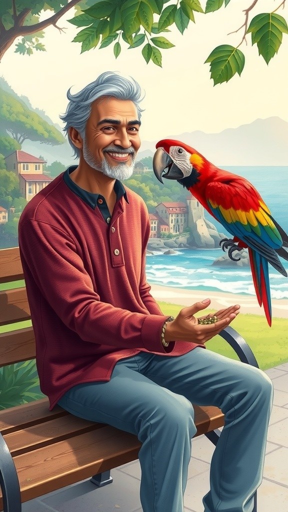 Aarav and the Talking Red Parrot