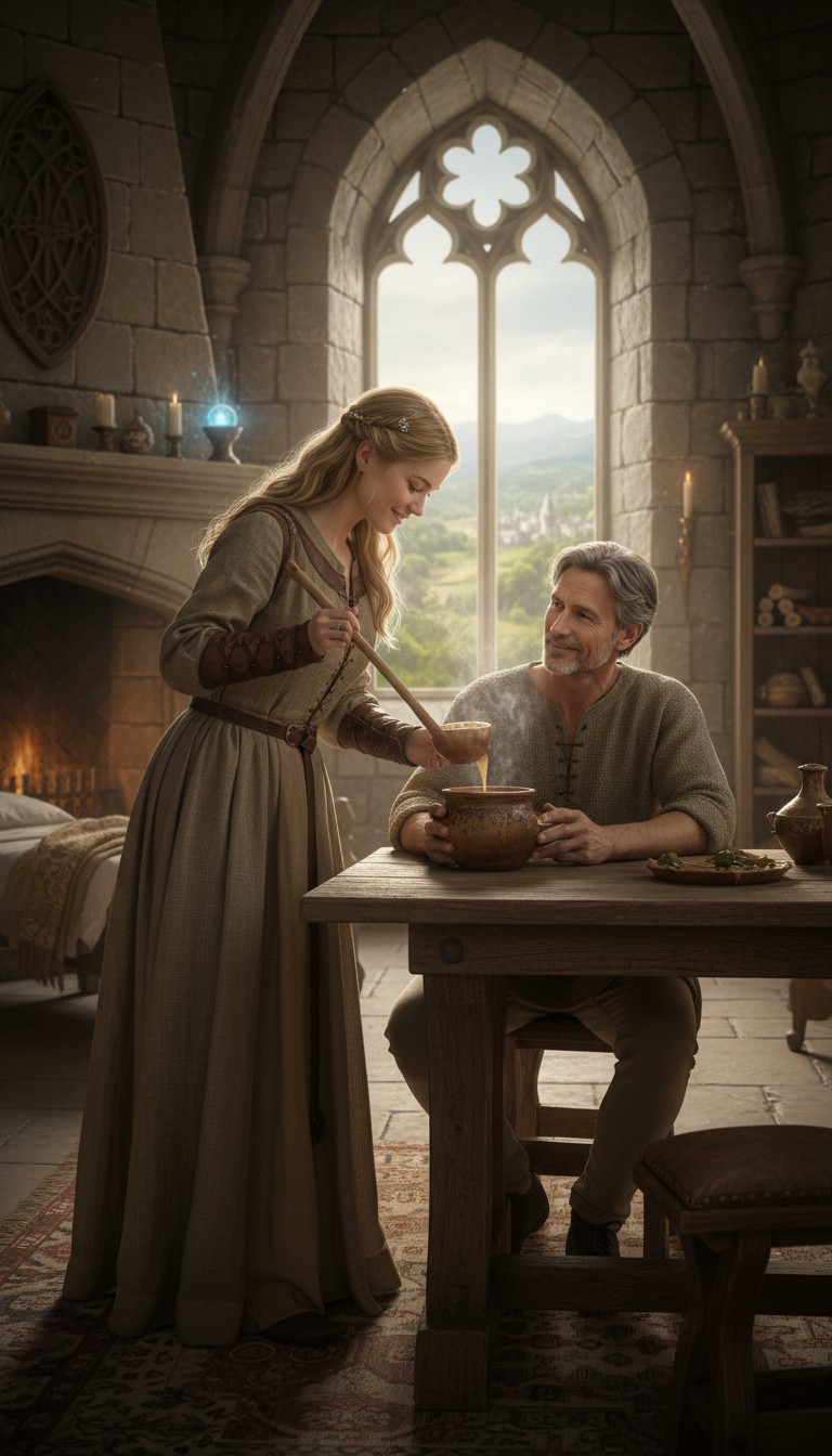 Young Caregiver Finds Love with Resident's Visiting Son