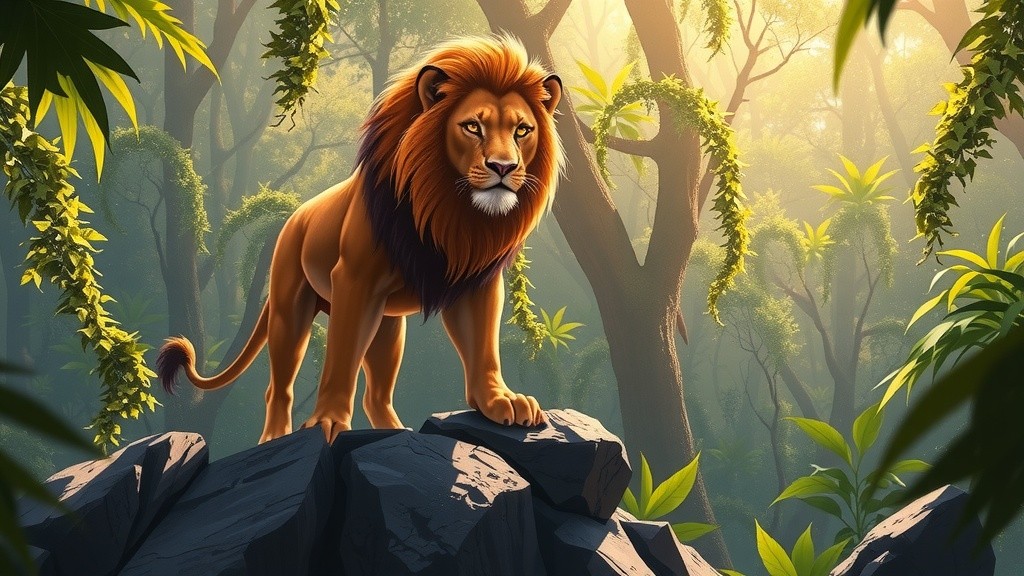 بادشاہ شیر کا غرور