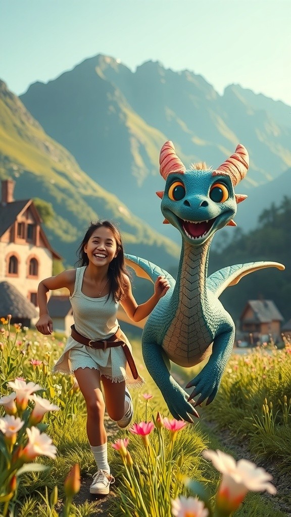 मीरा और ड्रैगन की अनोखी दोस्ती