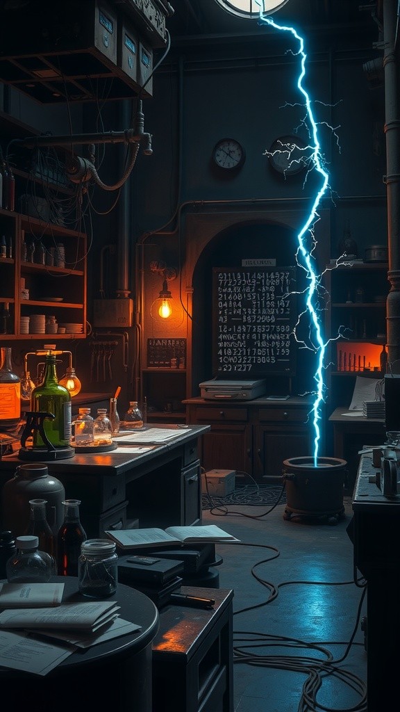 Tesla's Cosmic Resonance: A Dance of Electric Dreams