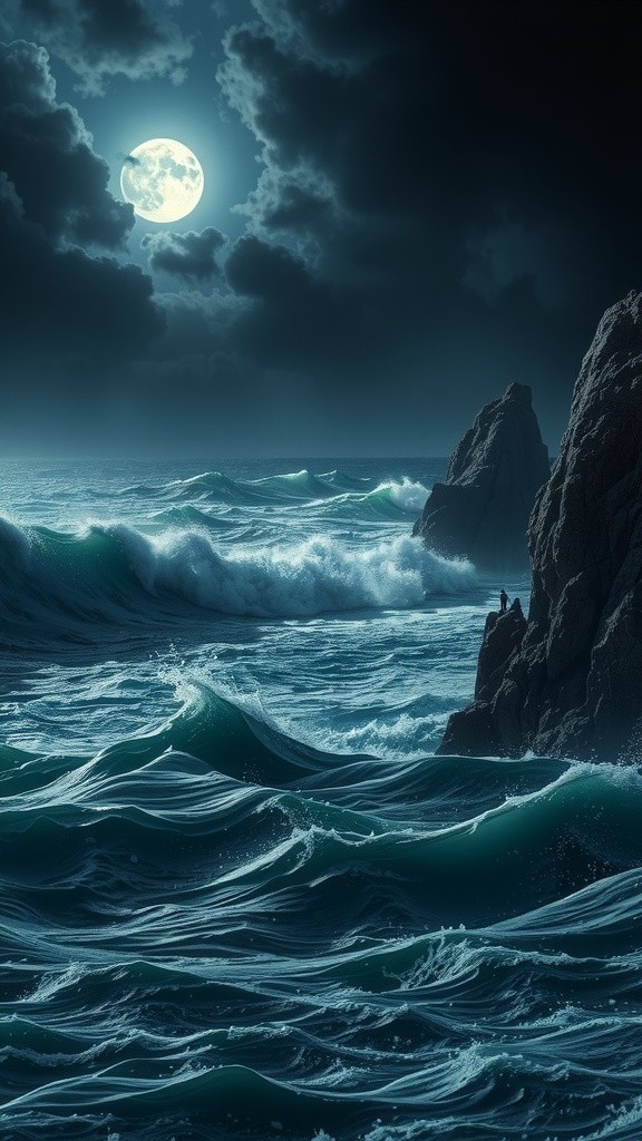 A Moonlit Proposal in the Rain