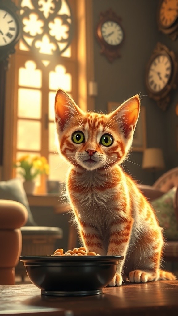 Momo the Timekeeper Cat: A Purrfect Timer!