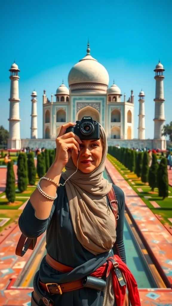 एक अमेरिकी लड़की भारत आई ताज महल देखने