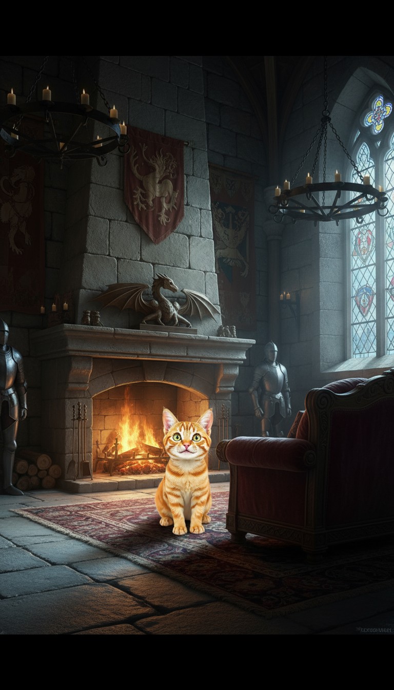 Le chat chante l'amour et le jeu