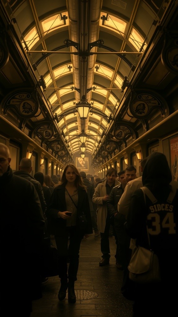 The Haunting Shadow Train of Paris