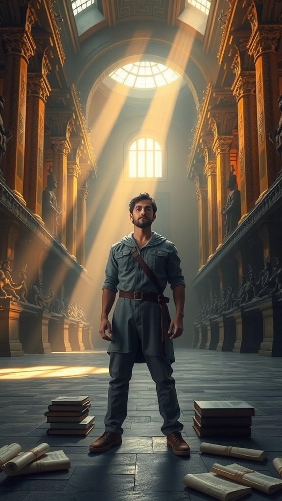 The Time-Traveling Visitor: A Journey to Ancient Egypt