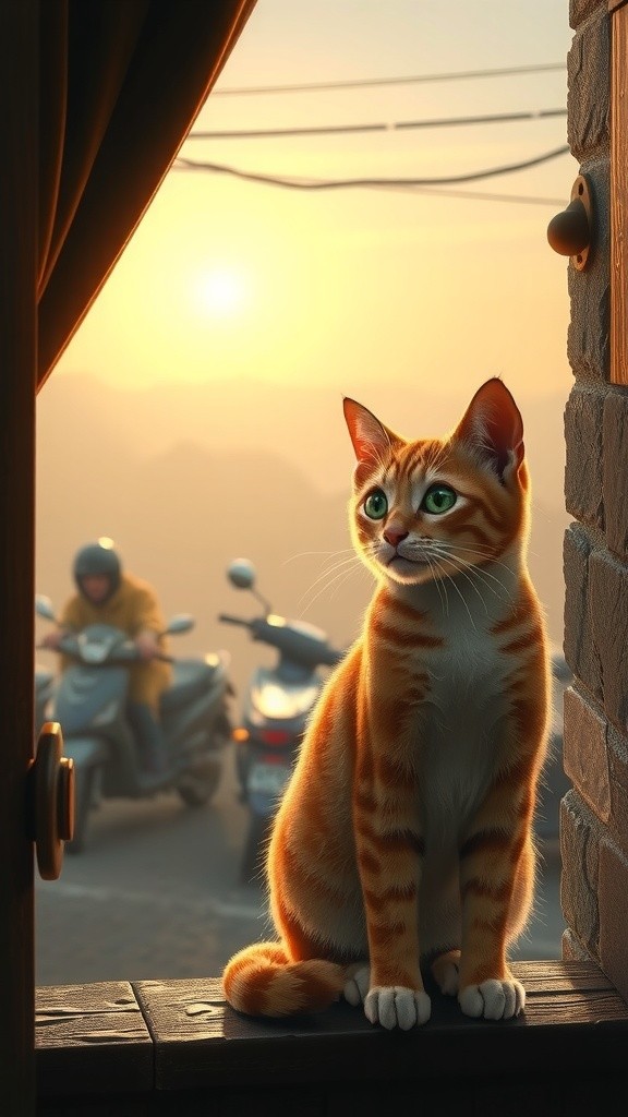 Persahabatan Unik: Kucing Oyen dan Ayam Kecil