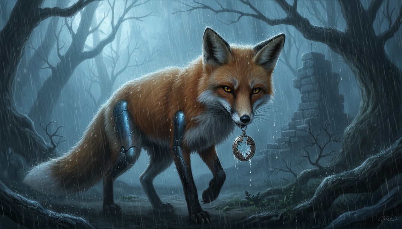 Moonlit Vengeance: The Enigmatic Fox