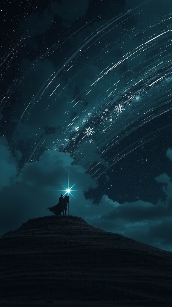 Cahaya di Malam Gelap: Kisah Bintang Kecil dan Nami