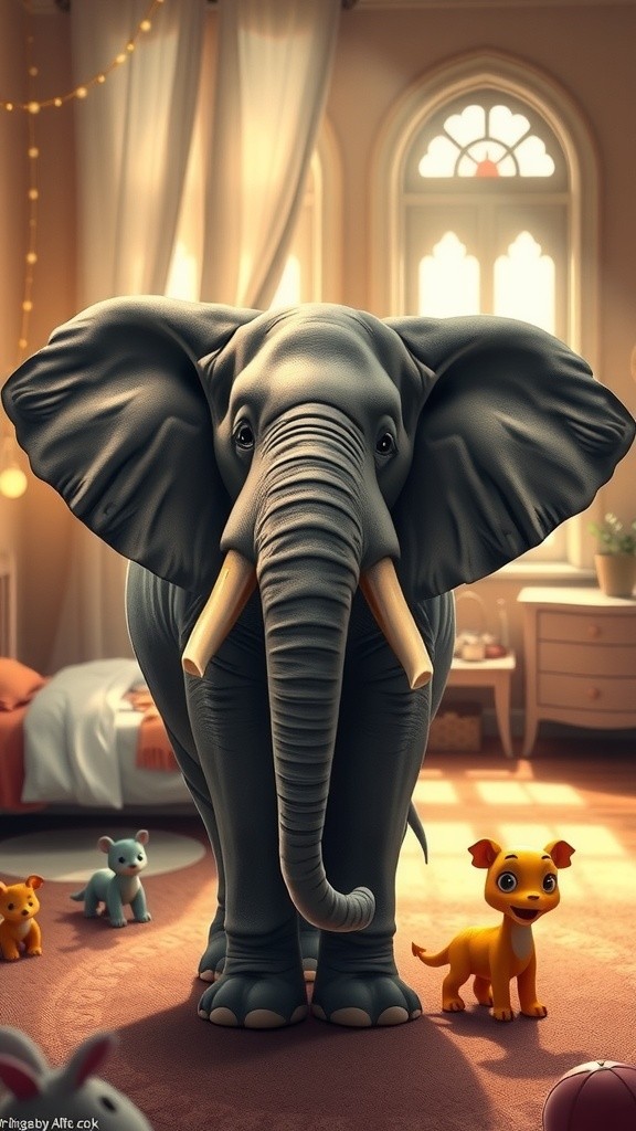 Adventures of the Blue Elephant in Candyland