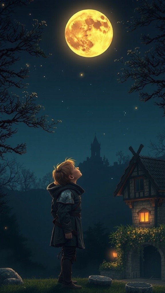 चाँद चुराने वाला बच्चा: सपनों की सच्चाई