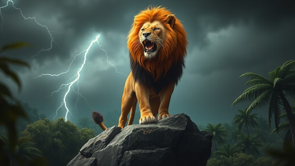 جنگل کی طوفانی جنگ: طاقتور مخلوقات کا تصادم