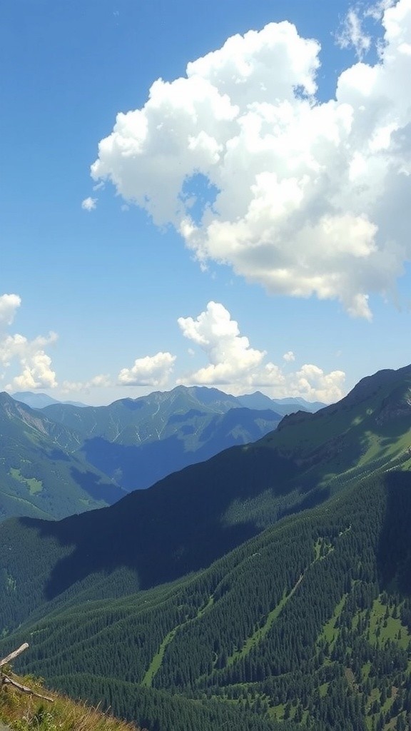 A Unicorn's Gaze in the Green Mountains