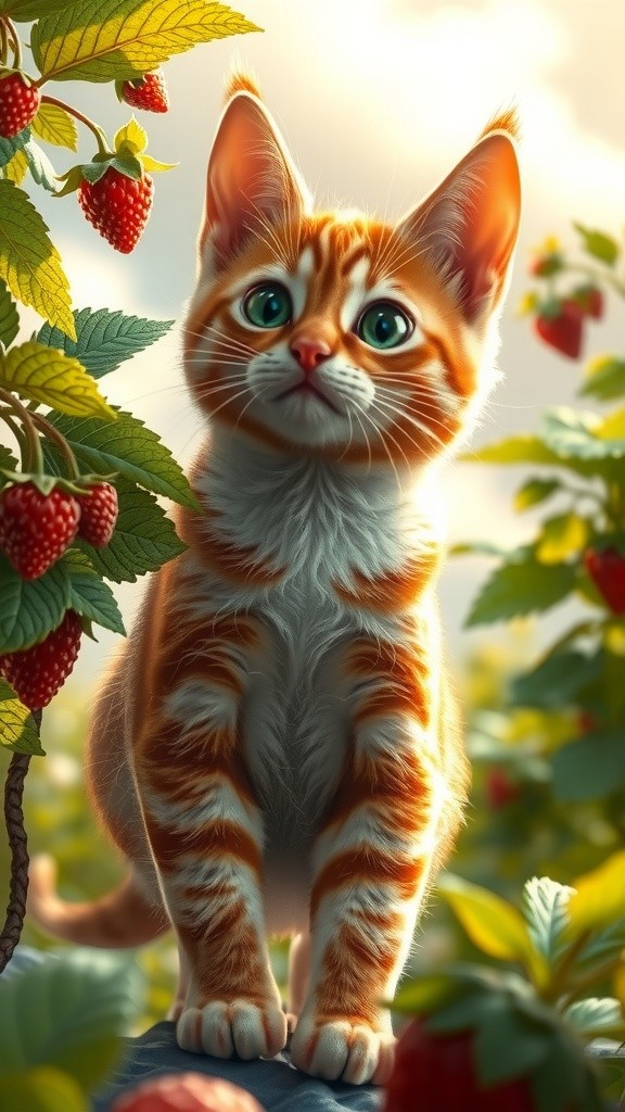 Keajaiban Warna dari Pohon Stroberi Mungil