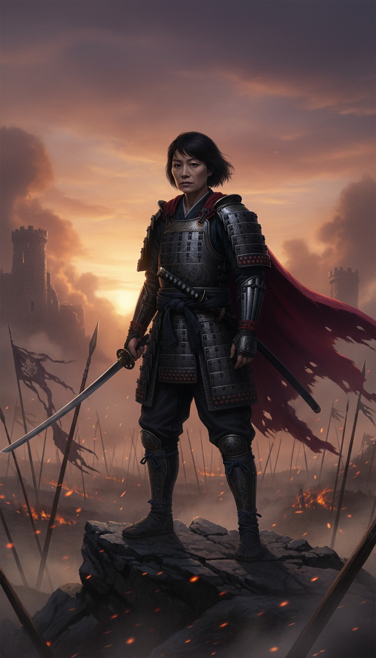 Echoes of Valor: A Samurai's Solitude