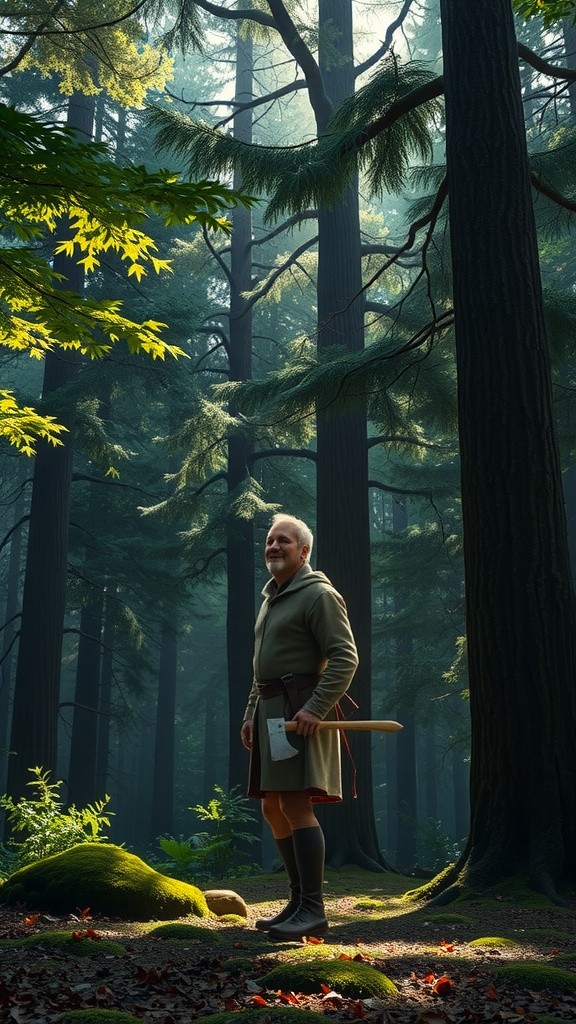 The Honest Wood Cutter and the Angel