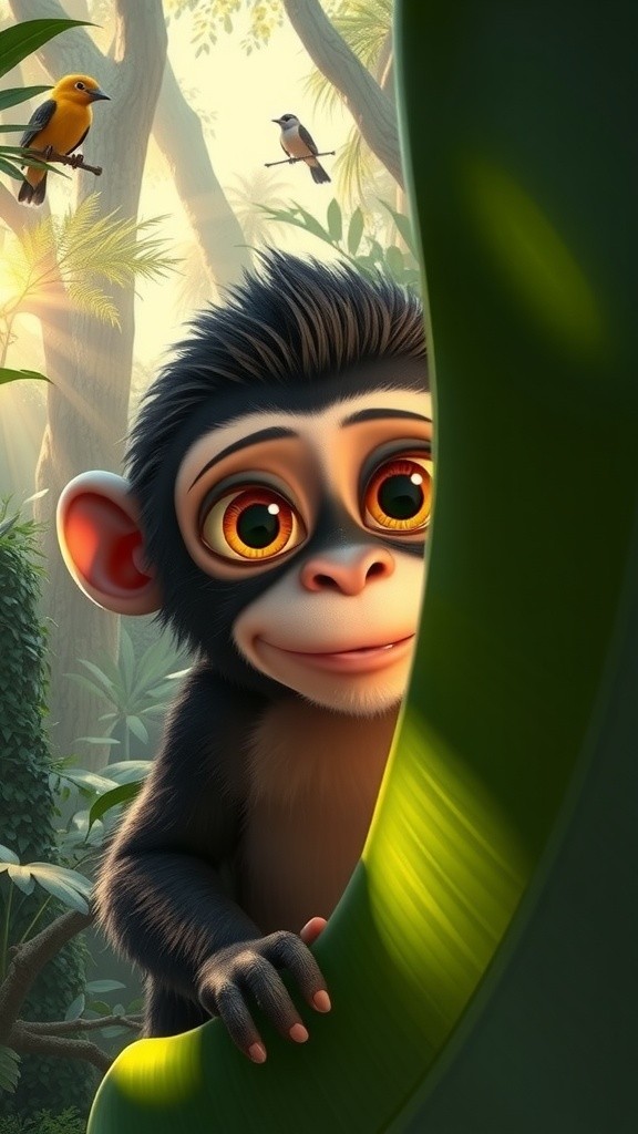 मोनू का जादुई केला और साझा करने का जादू