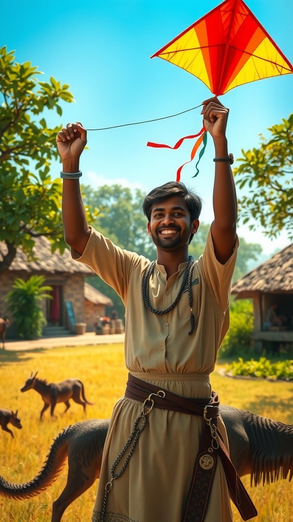 Gappu and the Magical Kite Adventure