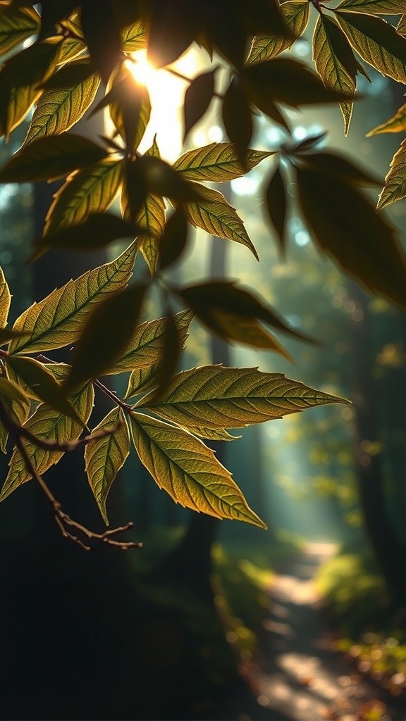 Hutan Cahaya dan Kupu-Kupu Bercahaya